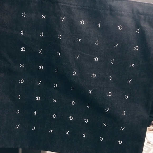 Madewell Insider Text Symbol Denim Tote - Picture 3 of 3